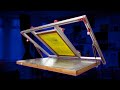 Ultimate DIY Screenprinting Table for Poster Printing & Serigraphy