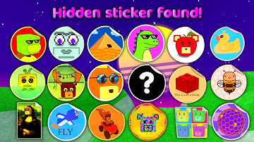 ALL 15 STICKERS FOUND!! Multiplayer Super Bear Adventure Gameplay Walkthrough! 