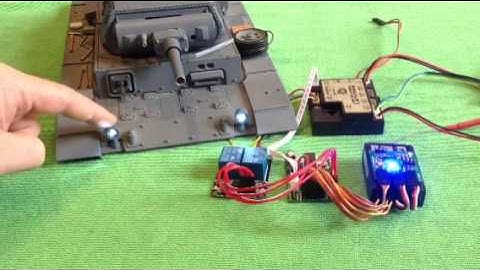 Switching Machine Guns Using Relays & RC5HL