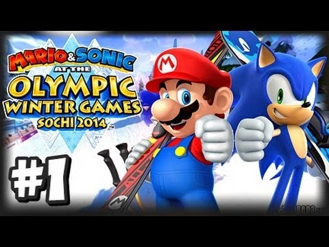 Mario & Sonic At the 2014 Sochi Winter Olympic Games - (1080p) Part 1