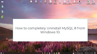 how to uninstall mysql completely from windows 10/11 | 2023