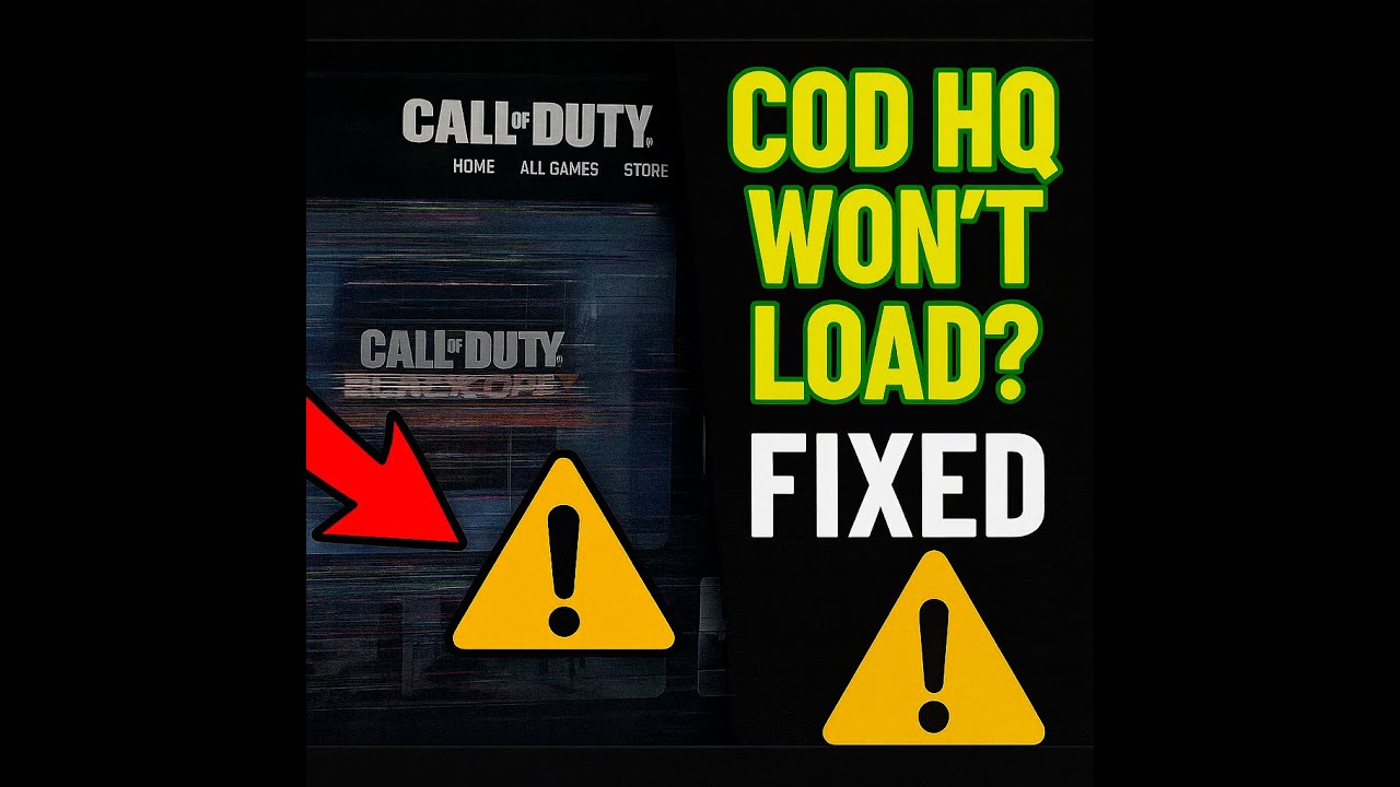 COD HQ Freezing or Not Loading? Try This Easy Fix! - YouTube