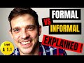 Formal vs informal in german  when to use what and how you use it