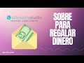 CREA Sobre para regalar dinero con tu Cameo o Portrait