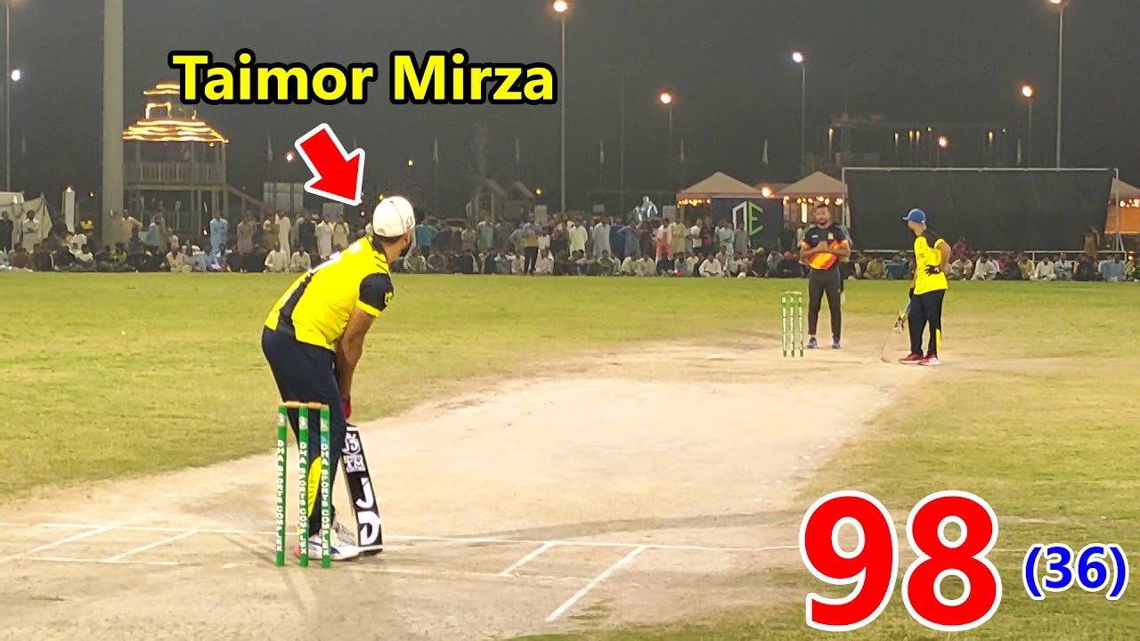 Tamour Mirza VS Khuram Chakwal || Need 98 Runs From 36 Balls || Taimoor ...