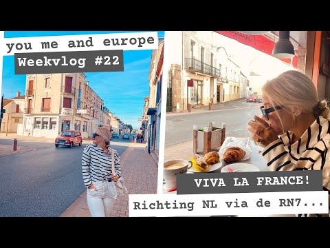 Weekvlog #22 FRANKRIJK  Roadtrip RN7, Montélimar, Lapalisse & Moulins. Champagne streek bezoeken