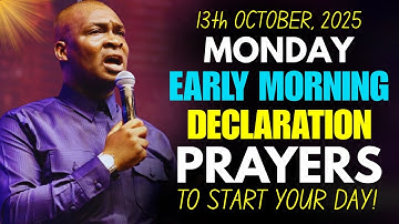 [Monday, 13th October, 2025] Start NEW DAY With Prayers Spiritual Prayers By Apostle Joshua Selman