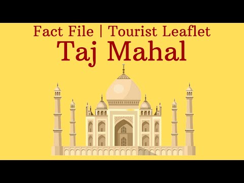 taj mahal travel brochure