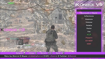 Mw2 Mod Menu [iKonroi v5] TU8 [Jtag Rgh Xbox] + Download
