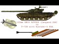 120mm dm33 apfsds leopard 2a4 vs t72b with kontakt5 era  simulation