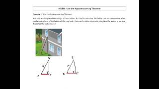 Use the Hypotenuse-Leg (HL) Theorem Wealth