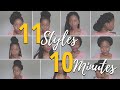 11 Styles, 10 Minutes | How to Style Faux Locs