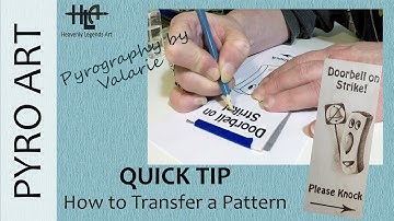 Pyrography: How to TRANSFER your picture on to WOOD!☆