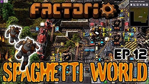 FACTORIO SPAGHETTI-WORLD with JD Plays & Poober | Pushing My Buttons - Episode 12 @JDPlays