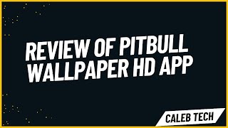 review of Pitbull wallpaper HD app screenshot 1