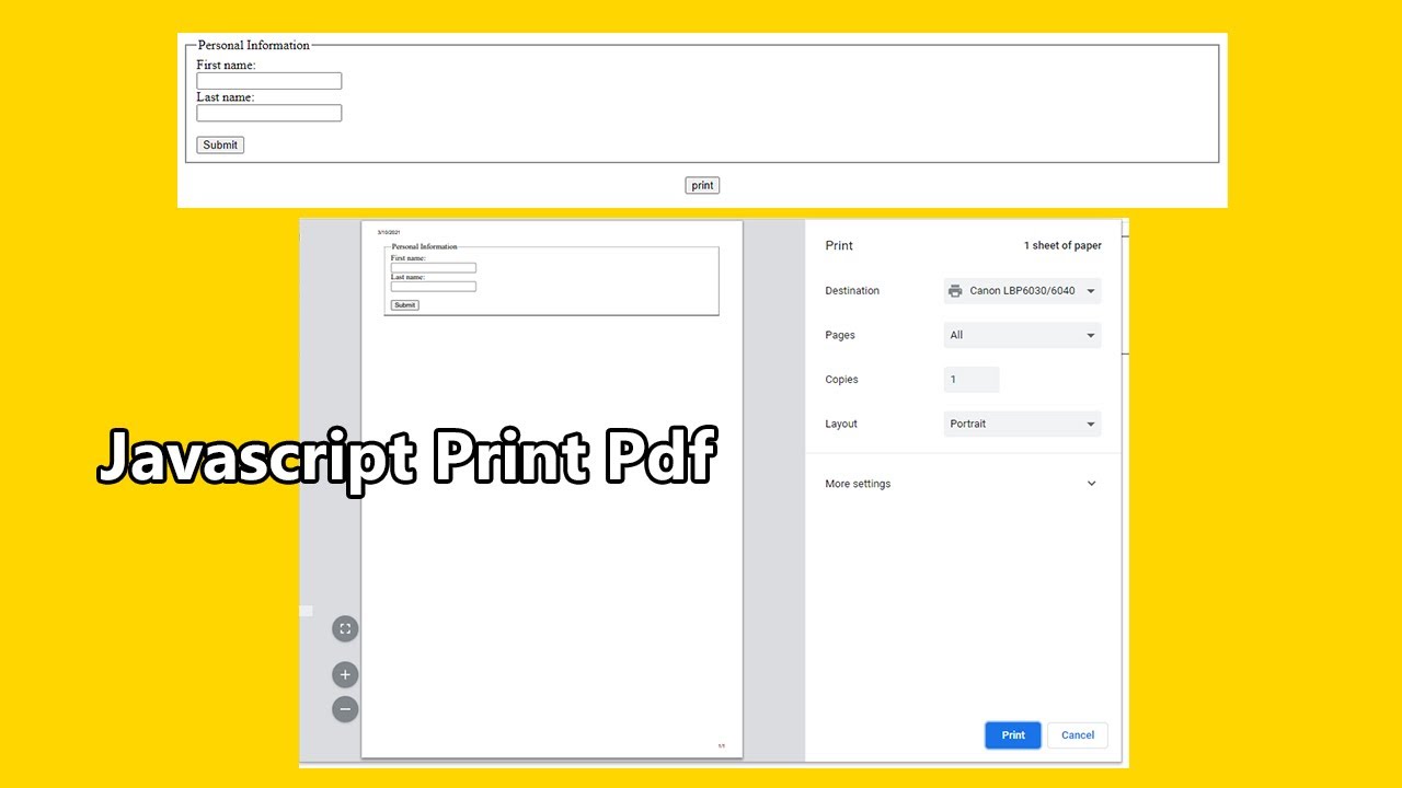 Js Print Pdf