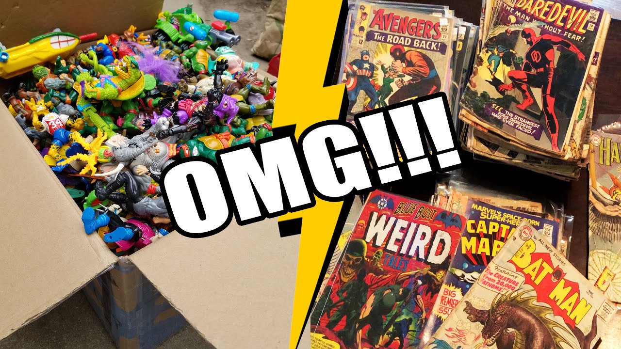Vintage Toys & Comics JACKPOT I Scored BIG!!! Insane Rare Finds