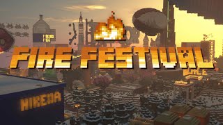 i played a music festival in minecraft #FIREFEST2019