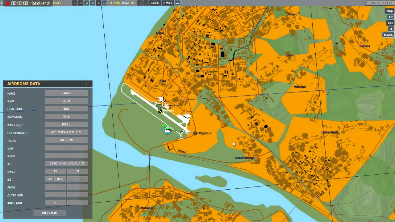 DCS Huey Navigation, Part 2* using the ADF for any base... and general ...