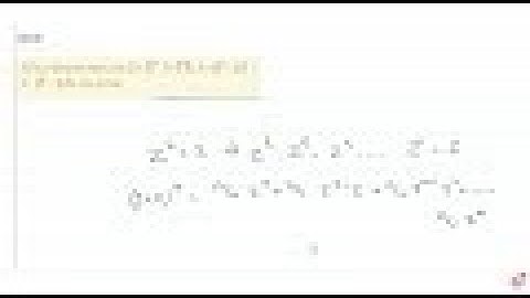 IIT JEE MATRICES If `Z` is an idempotent matrix, then `(I+Z)^n`  `I+2^n Z` b. `I+(2^n-1)Z`  c. `I...