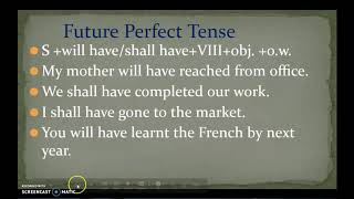 Topic abot Future Tense