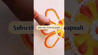 Easy Flower Rangoli for Diwali 🌼 | घर को बनाएं सुंदर