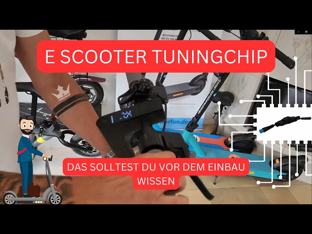 EScooter Tuningchip - Elektroroller schneller machen 