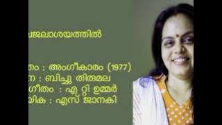 Neela jalashayathil by Manju Menon