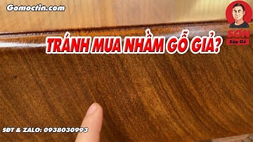 Bàn gỗ nguyên khổi làm giả như thế nào? Làm sao nhận biết bàn gỗ nguyên khối giả? | Sơn Sập Gỗ