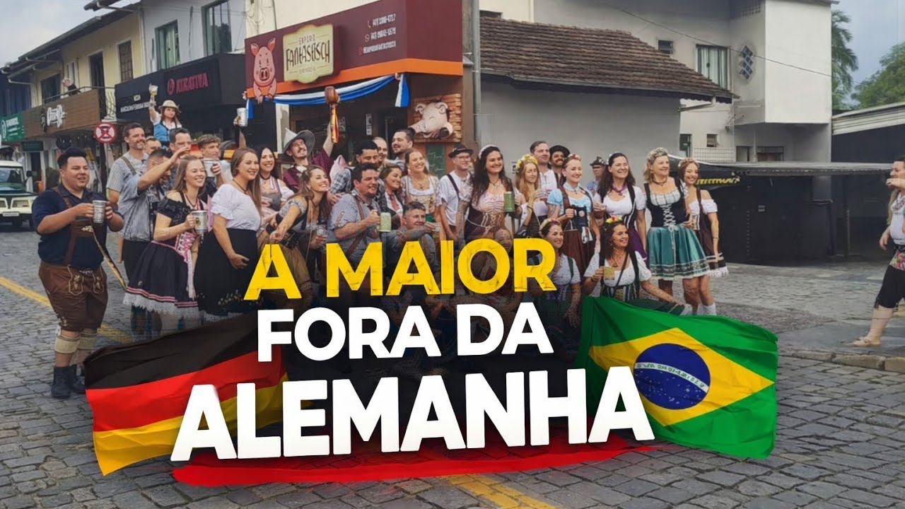 A Maior Festa de rua Alemã fora da Alemanha  no Brasil em Pomerode Festa Pomerana 2026 