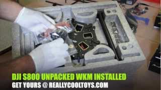 DJI s800 Spreading Wing Unpacked WKM Autopilot Installed