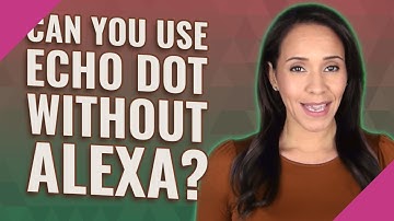 Can you use echo dot without Alexa?