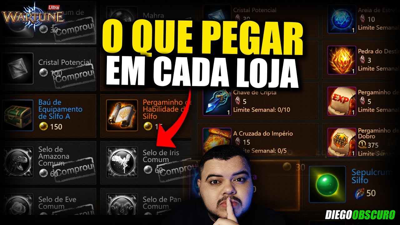 Guia: O que Pegar em Todas as Lojas do Wartune Ultra!