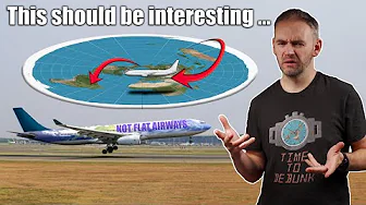 New Flight Route causes a problem for Flat Earthers