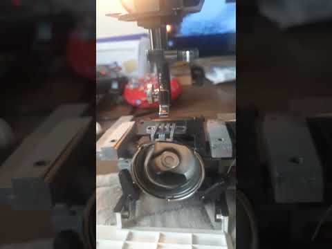 Euro Pro X   sewing machine  out of timing due to  feed dog gear and crack