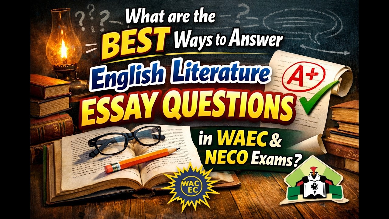 What are the BEST Ways to Answer LITERATURE IN ENGLISH Essay Questions in WAEC and NECO?