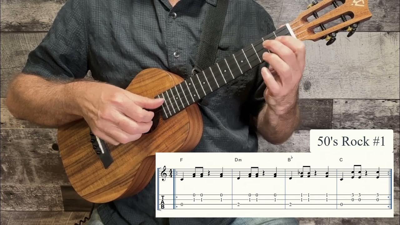 Mastering Fingerstyle Ukulele 50's Rock Rhythm Patterns 1 & 2 YouTube