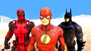 FLASH VS DEADPOOL VS BATMAN 😱 - Süper Kahramanlar