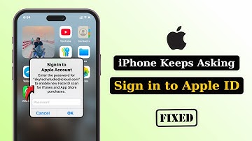 How To Fix iPhone Asking to Sign Into Apple ID | iPhone Keeps Asking For Apple ID Password (Solved)
