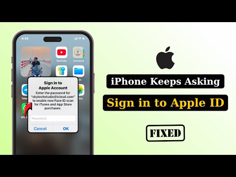 How To Fix iPhone Asking to Sign Into Apple ID | iPhone Keeps Asking For Apple ID Password (Solved)