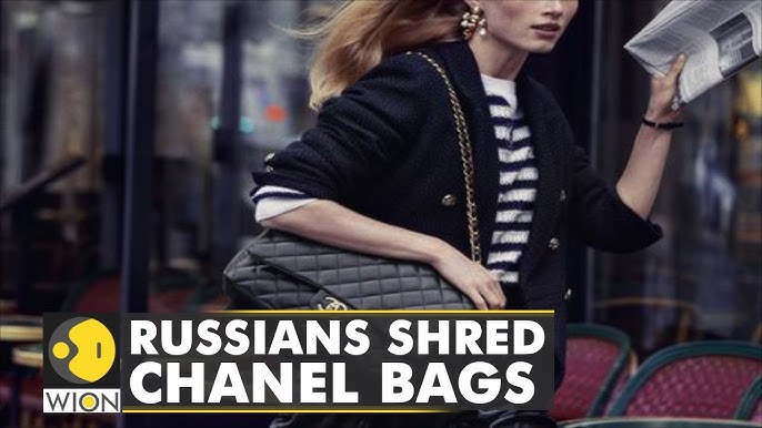 Russian influencers destroy Chanel bags 