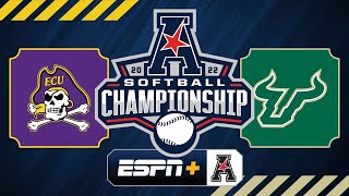ECU vs. USF American Tournament 2022 [Softball]