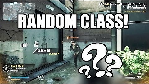 COD Ghosts - RANDOM CLASS CHALLENGE (Call of Duty: Ghosts)