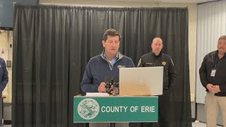 Erie County blizzard press conference - 12/24 8 a.m.