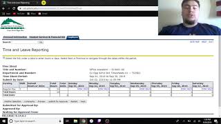 How to put in your time Sheet for work study