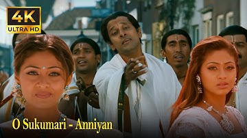 O Sukumari 4K Video Song  | Anniyan | Vikram | Shankar | Harris Jayaraj |