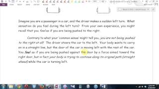 Physics 11 U4L1 Forces Concepts Part 1