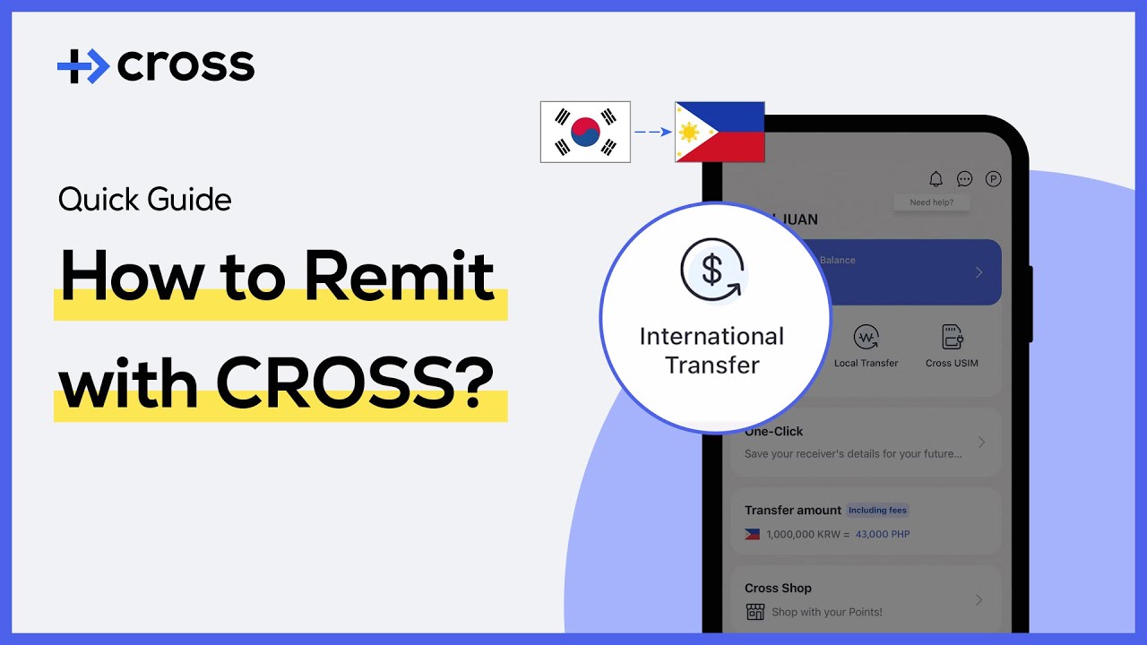 Quick Guide : How to Remit with CROSS?