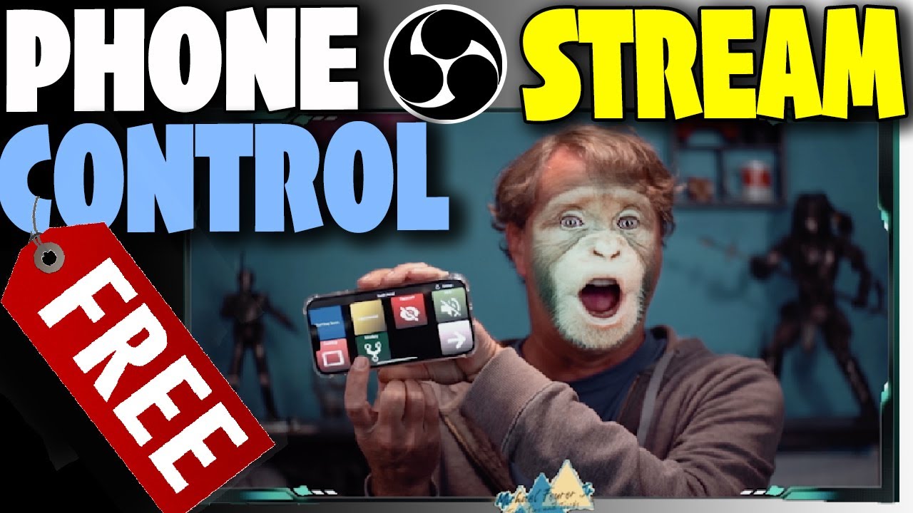 ⁣OBS Live Stream Control With Your Cell Phone! FREE