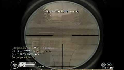 Call of Duty 4 (COD4) Multiplayer GamePlay on Bog Xbox 360